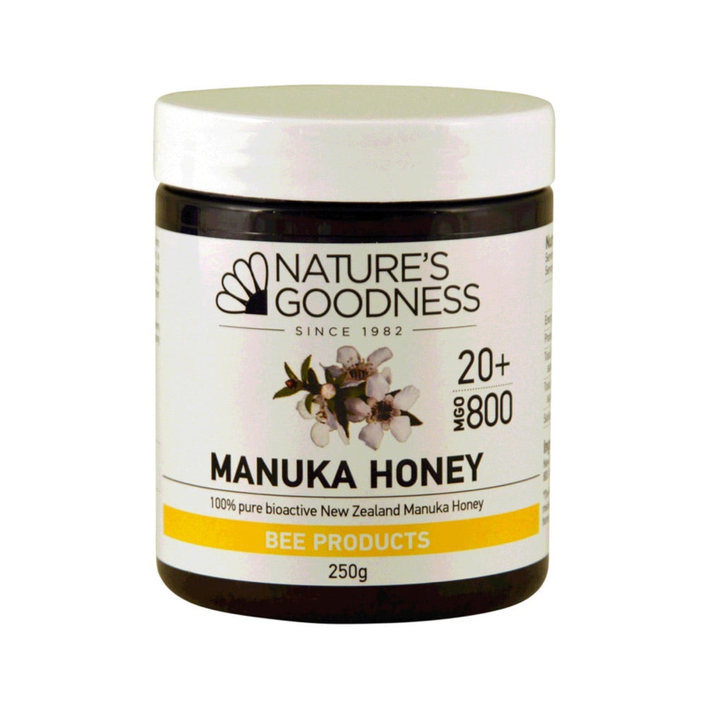 Nature's Goodness Manuka Honey (100% Pure Bioactive NZ) MGO 800 - 250g