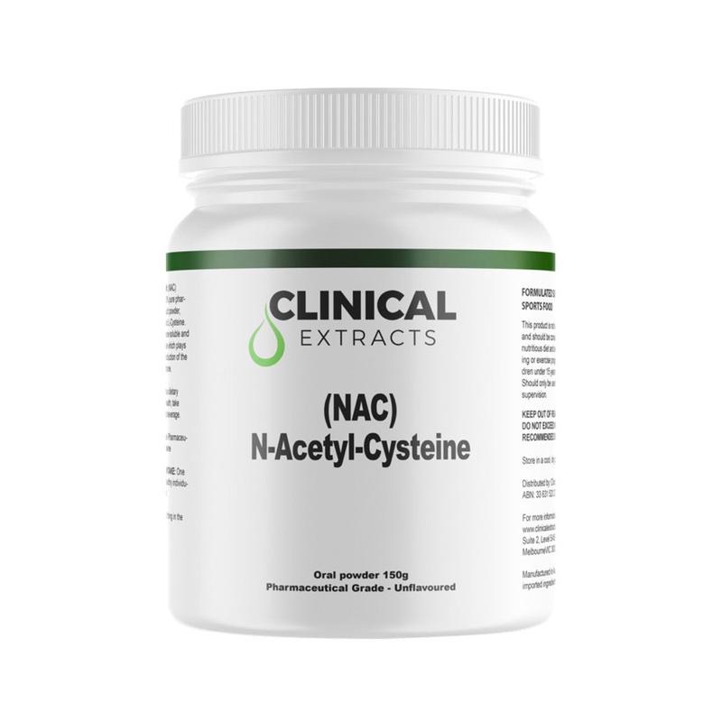 Clinical Extracts (NAC) N-Acetyl-Cysteine Oral Powder 150g