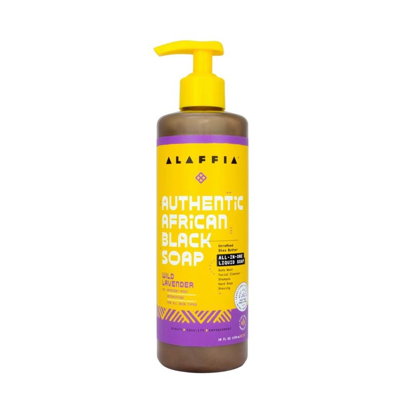 ALAFFIA African Black Soap All-In-One Wild Lavender - 476ml