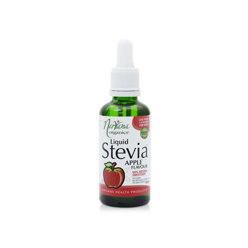 Nirvana Organics Liquid Stevia Apple 50ml