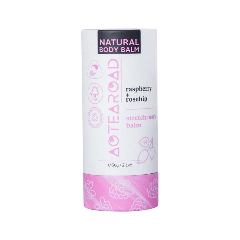 Aotearoad Natural Stretch Mark Balm Raspberry + Rosehip 60g