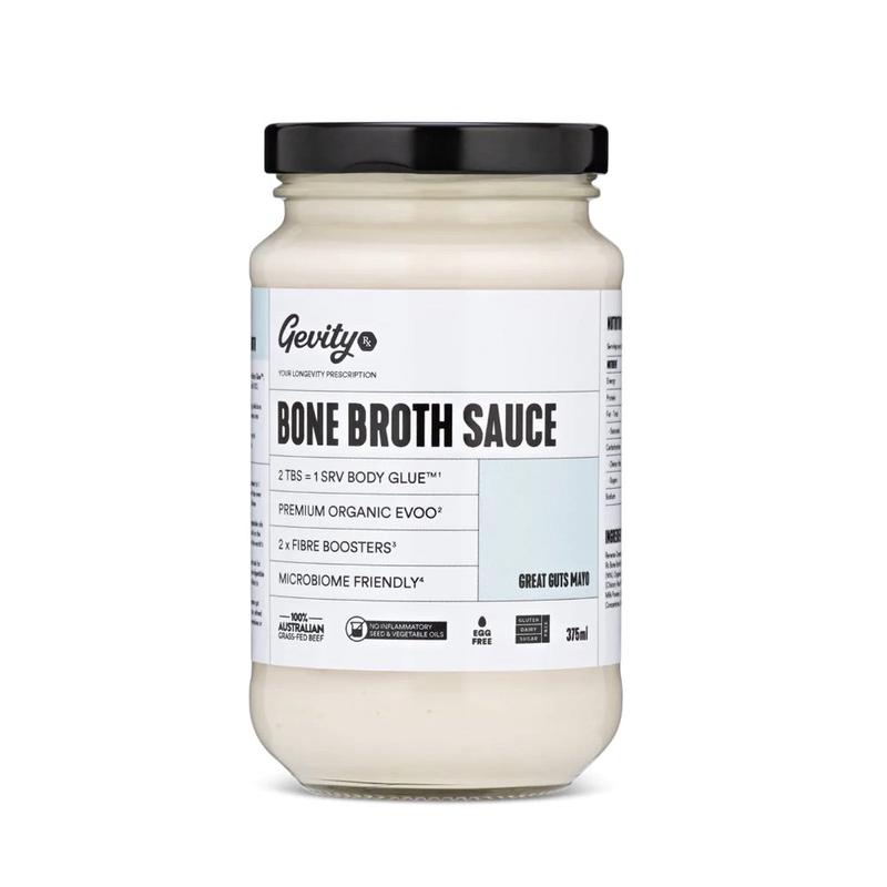 Gevity Rx Bone Broth Great Guts Mayo 375ml