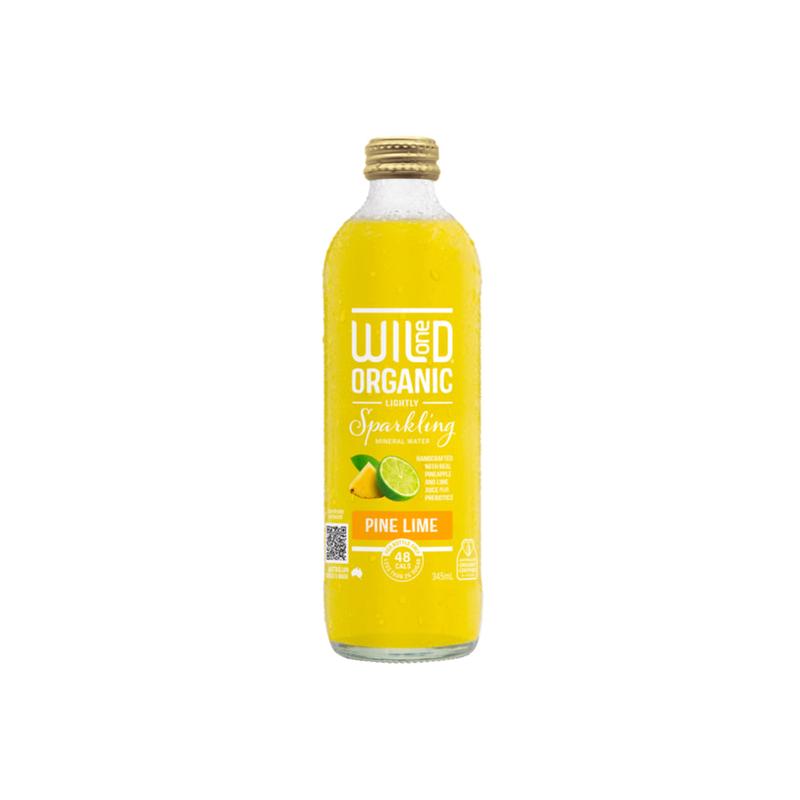 Wild One Organic Sparkling Pine Lime 12 x 345ml