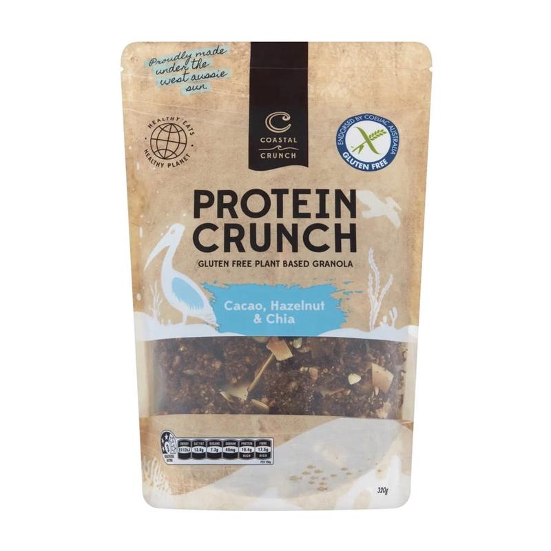 Coastal Crunch Protein Crunch Granola Cacao, Hazelnut & Chia 320g