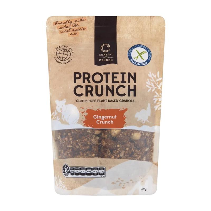 Coastal Crunch Protein Crunch Granola Gingernut Crunch 320g