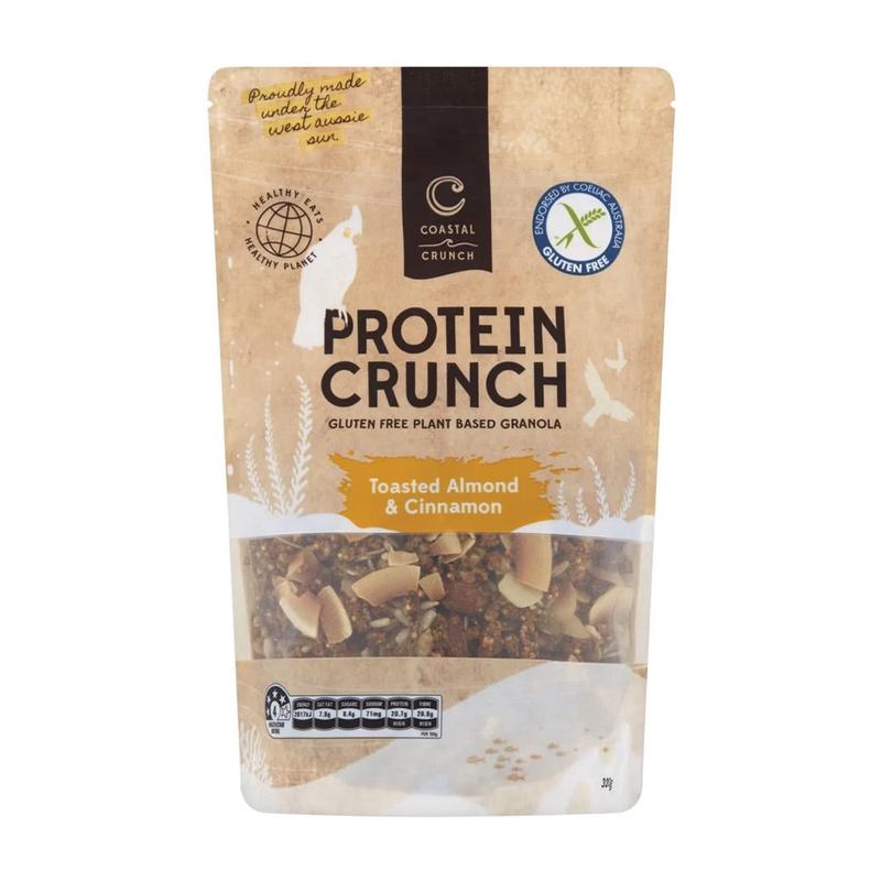 Coastal Crunch Protein Crunch Granola Toasted Almond & Cinnamon 320g