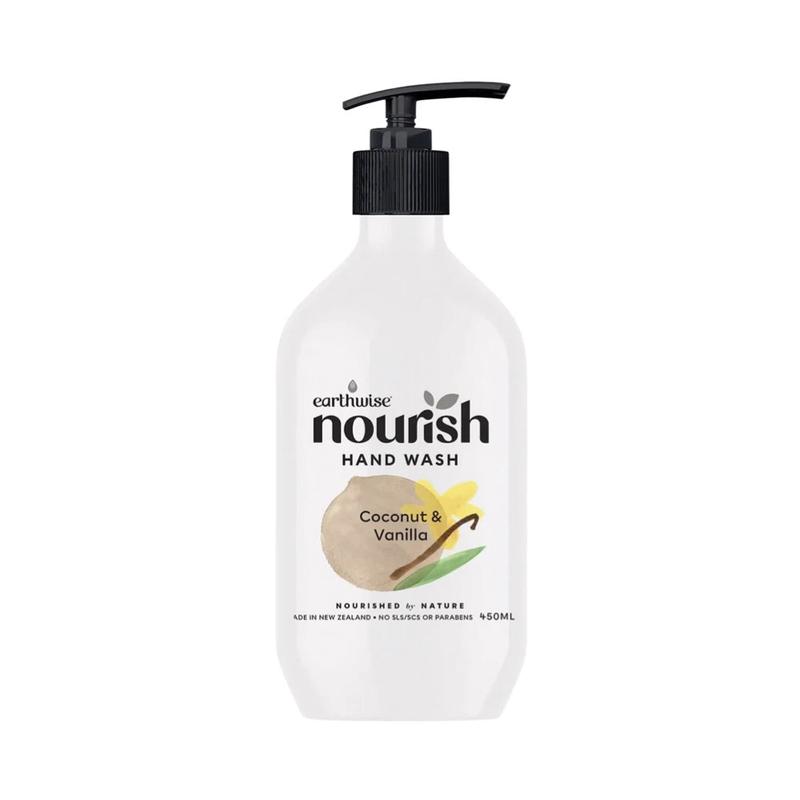 Earthwise Nourish Hand Wash Coconut & Vanilla 450ml