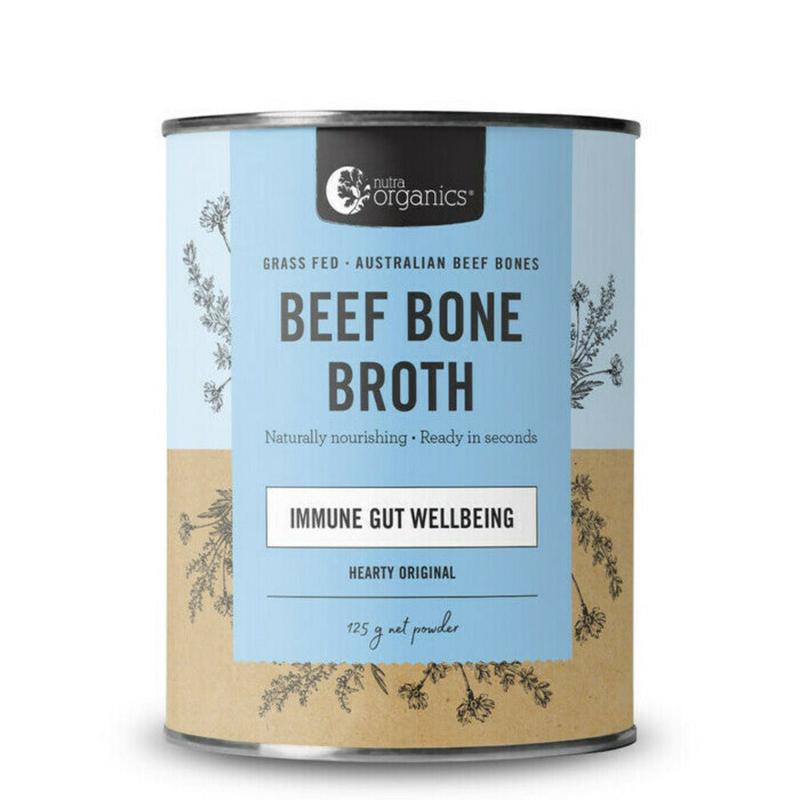 Nutra Organics Beef Bone Broth Powder 125g