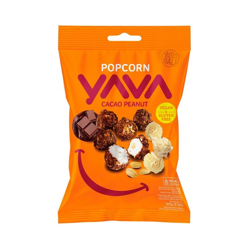 Yava Popcorn Cacao Peanut 60g