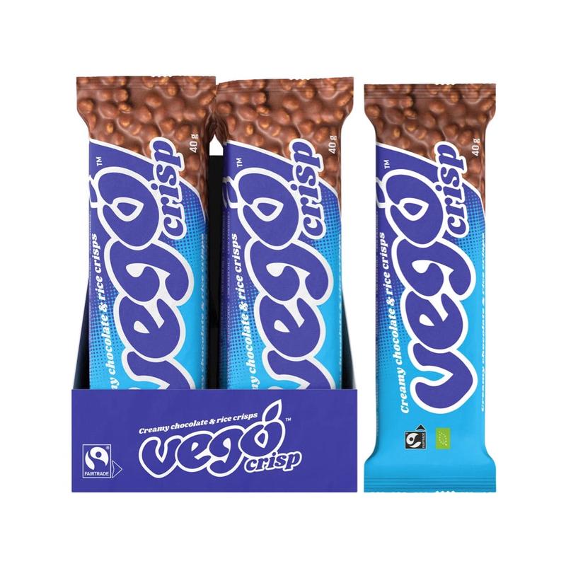 Crisp Chocolate Bar Creamy Chocolate & Rice Crisps 20x40g
