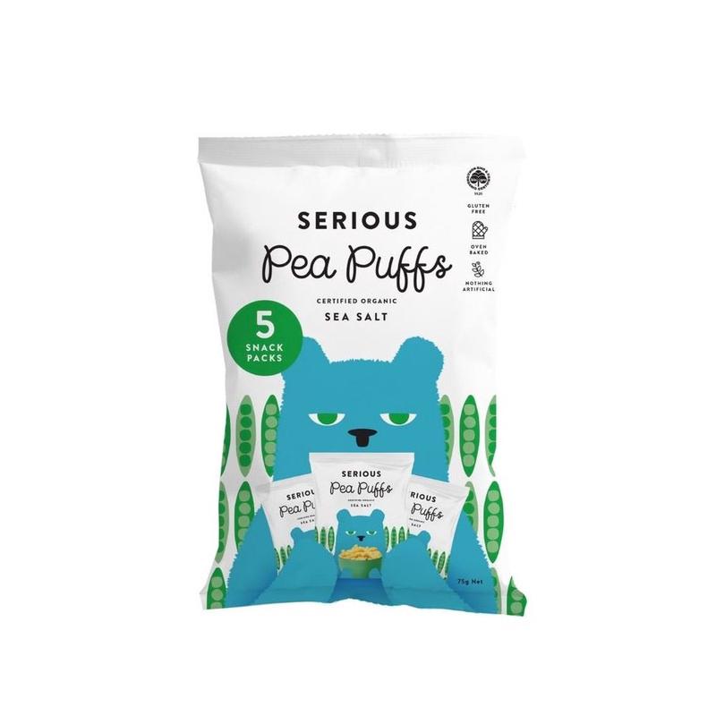 Serious Pea Puffs Multi Pack Sea Salt 5x15g