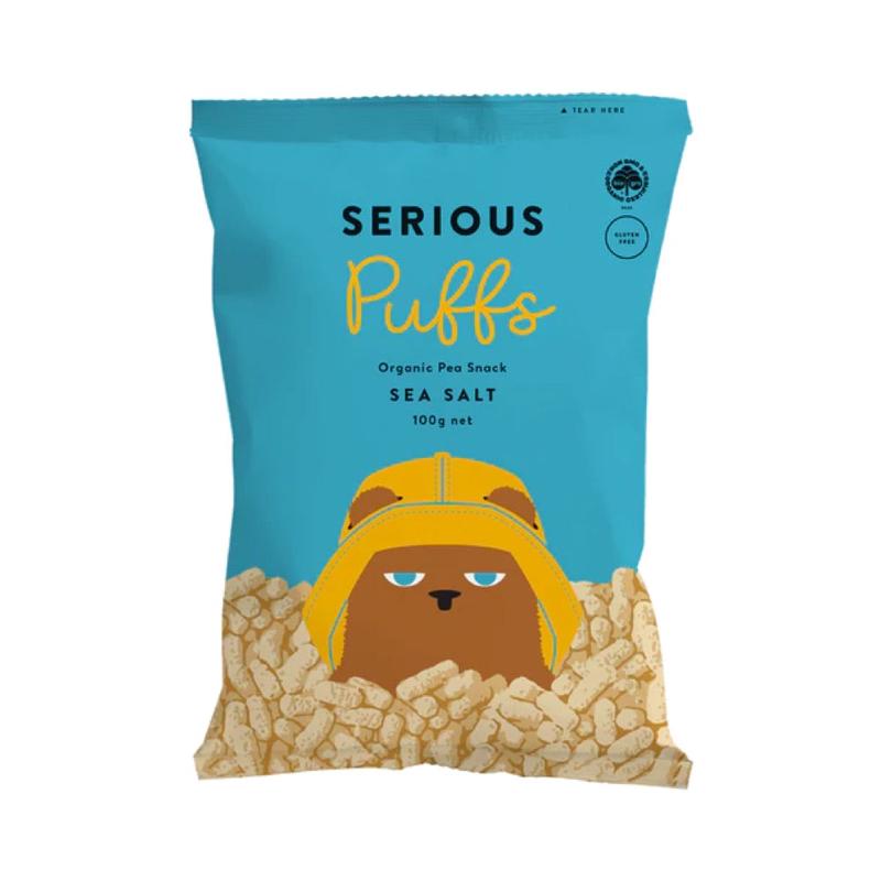Serious Pea Puffs Sea Salt 100g