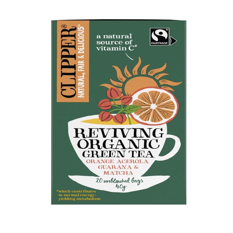 CLIPPER Organic Reviving Green Tea 20 Teabags