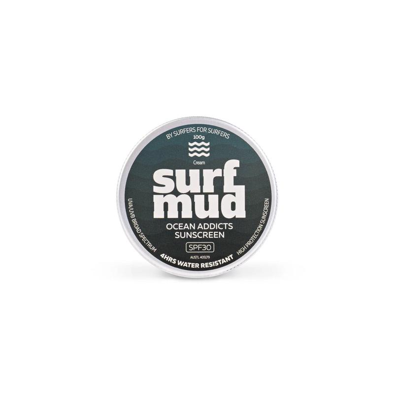SURFMUD Ocean Addicts Sunscreen SPF 30 Tin 100g