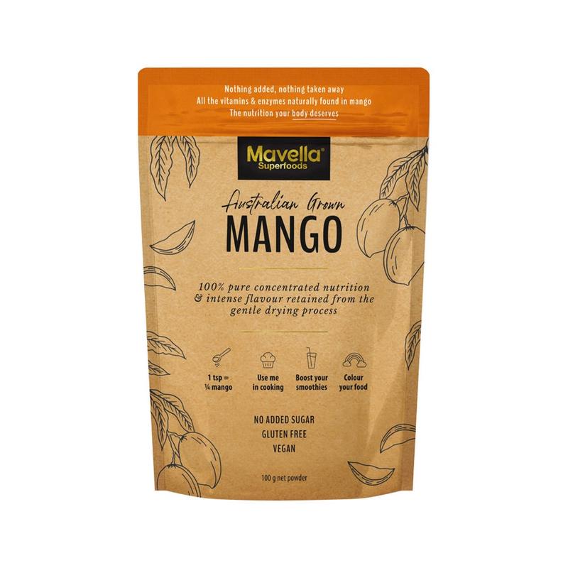 Mavella Superfoods Australian Grown Mango Powder 100g