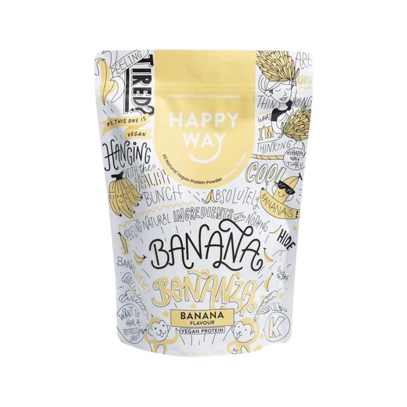 HAPPY WAY Vegan Protein Powder Banana 500g