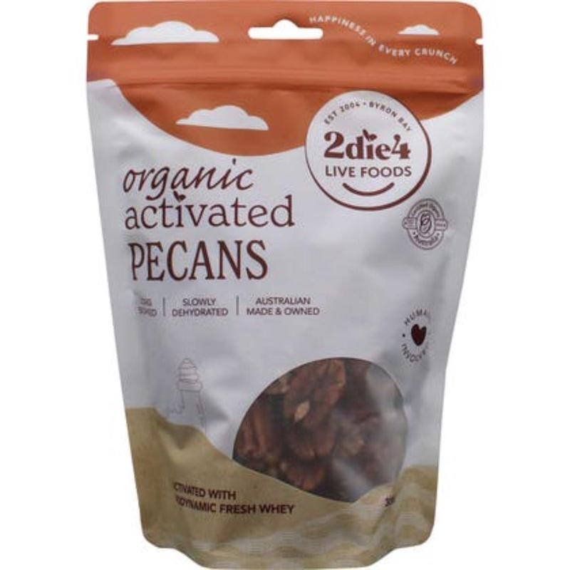 2DIE4 LIVE FOODS Activated Organic Pecans 300g