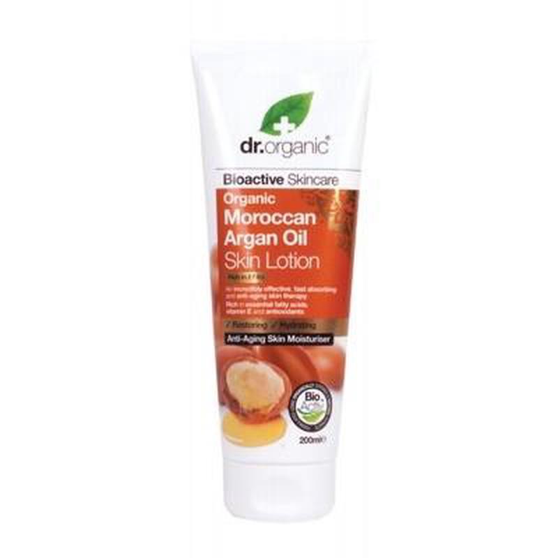 DR ORGANIC Skin Lotion Moroccan Argan Oil Organic 50ml