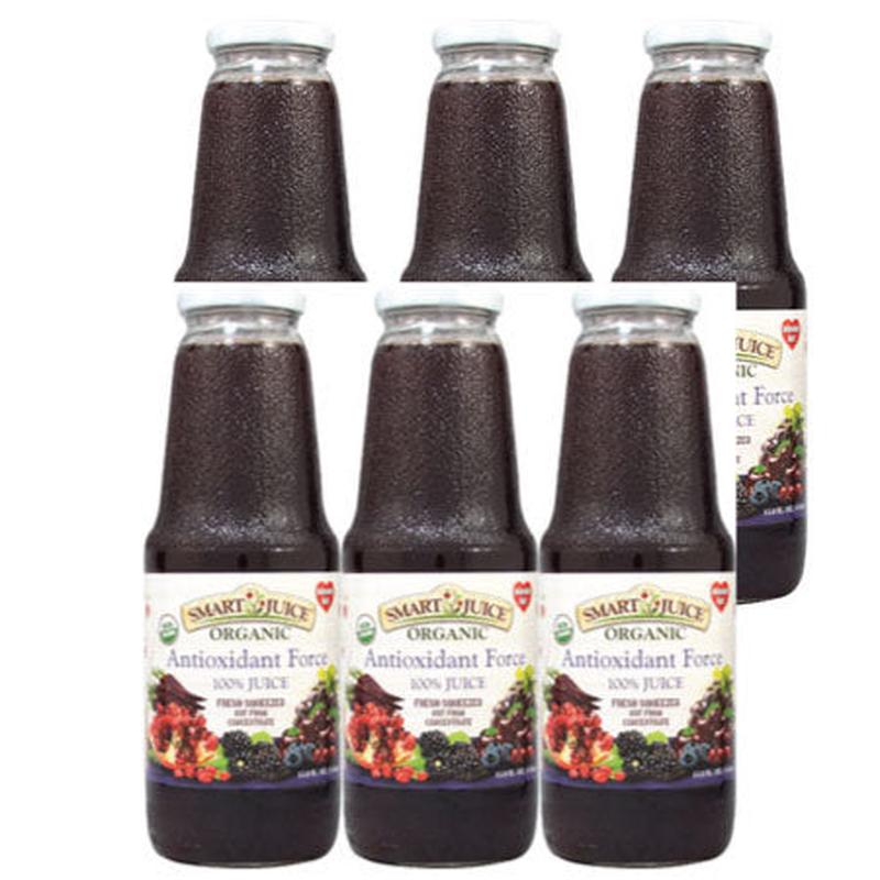 SMART JUICE Organic Antioxidant Force Fruit Juice 1L 6 Pack