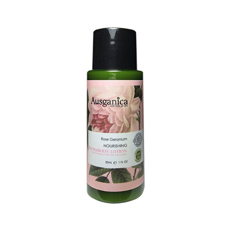 AUSGANICA Rose Geranium Nourishing Hand/Body Lotion 30ml