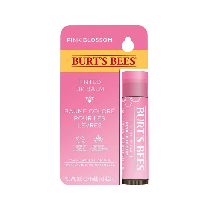 BURT'S BEES Tinted Lip Balm Pink Blossom
