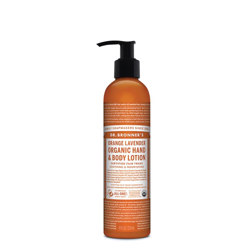 DR BRONNER'S Organic Hand & Body Lotion 237ml Lavender Coconut