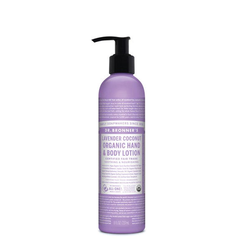 DR BRONNER'S Organic Hand & Body Lotion 237ml Orange Lavender