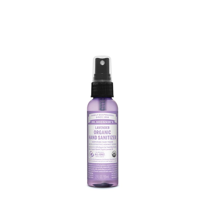 DR BRONNER'S Organic Lavender Hand Sanitizer Single bottle