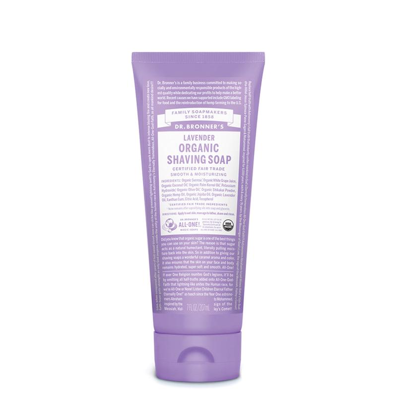 DR BRONNER'S'S Organic Shaving Soap 207ml Lavender