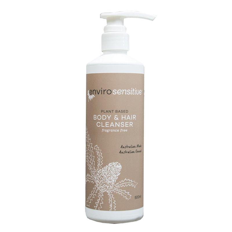 ENVIROSENSITIVE Plant Based Body & Hair Cleanser Fragrance Free 500ml