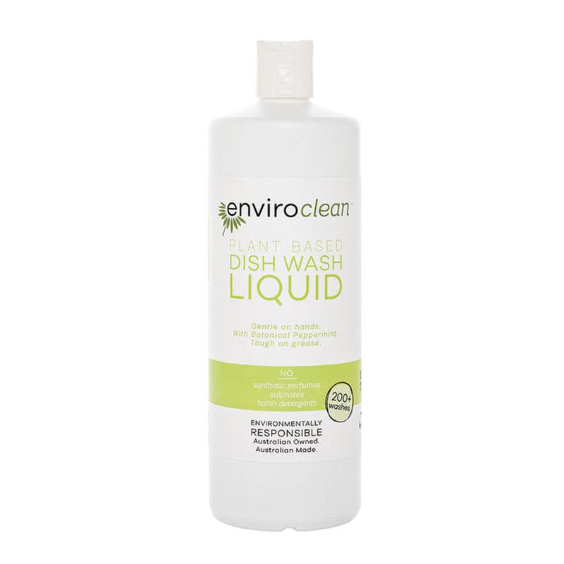 ENVIROCLEAN Plant Based Botanical Peppermint Dish Wash Liquid 1L