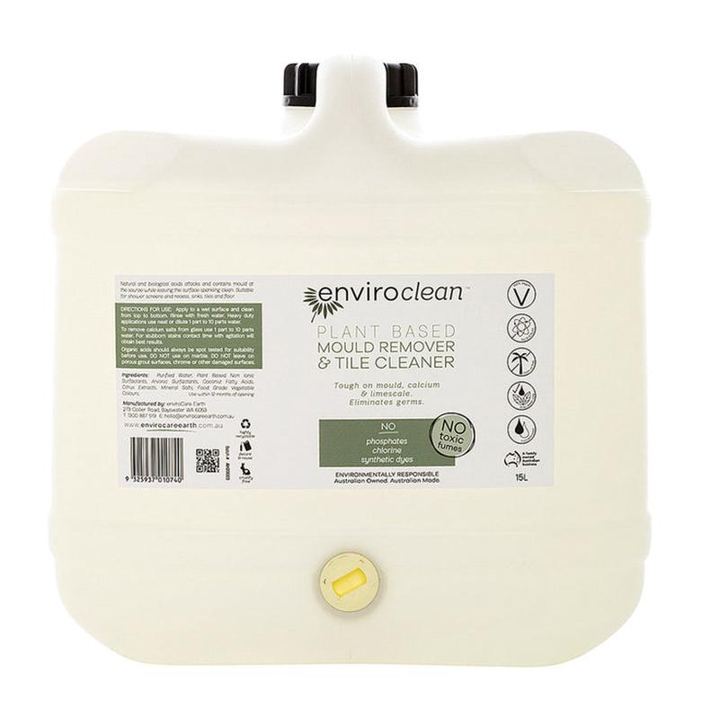 ENVIROCLEAN Plant Based Mould Remover & Tile Cleaner 15L