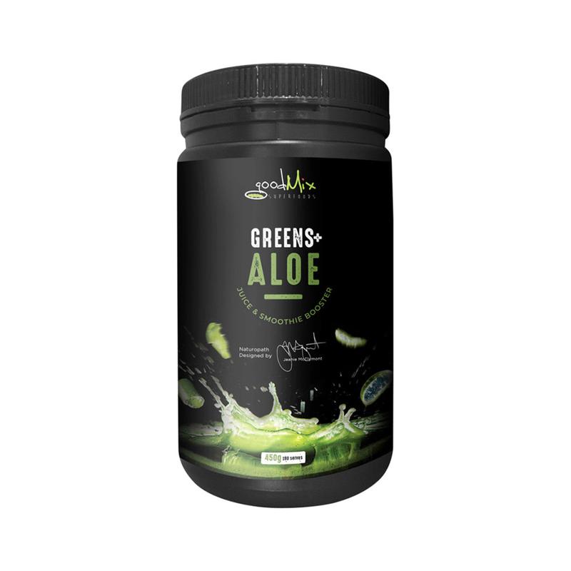 GOODMIX Superfoods Greens + Aloe (Juice & Smoothie Booster) 450g