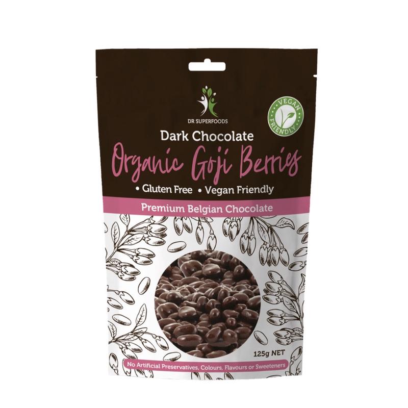 DR SUPERFOODS Organic Goji Berries Dark Chocolate 125g