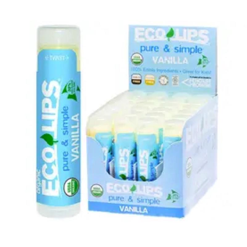 ECO LIPS Coconut Lip Balm Bulk Box of 24 (24 x 4.25g) Vanilla