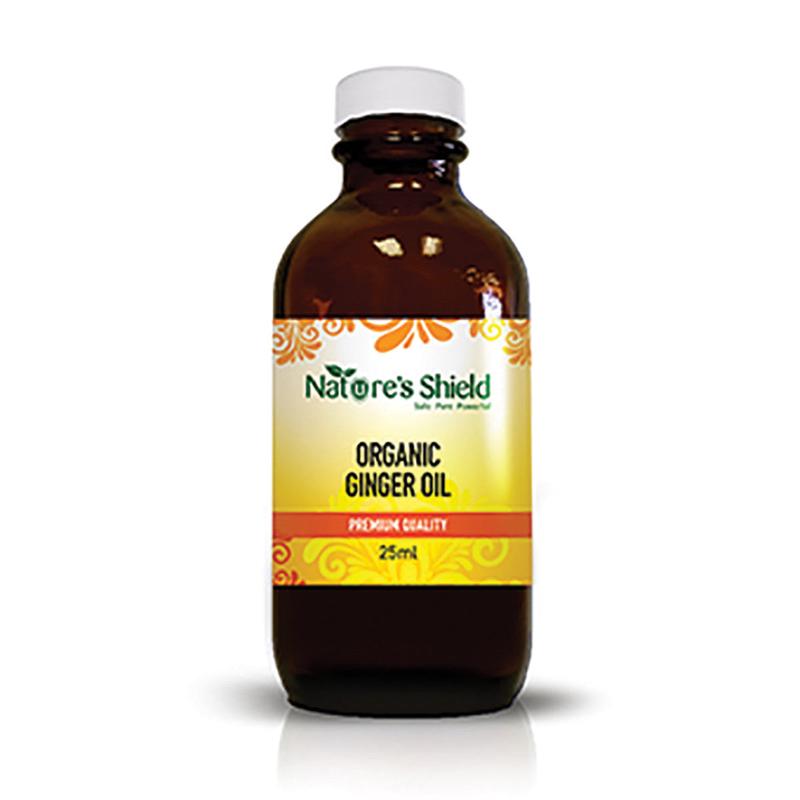 NATURE'S SHIELD Organic Ginger Oil 25ml