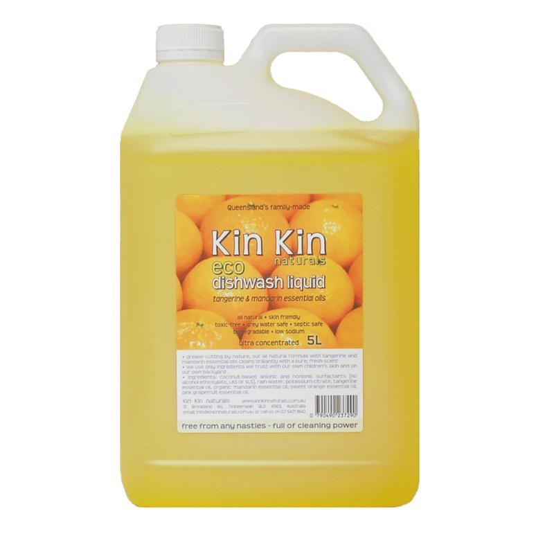 Kin Kin Bulk Dishwash Liquid Tangerine & Mandarin 5L