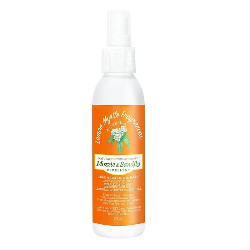Lemon Myrtle Fragrances Mozzie & Sandfly Repellent 125ml