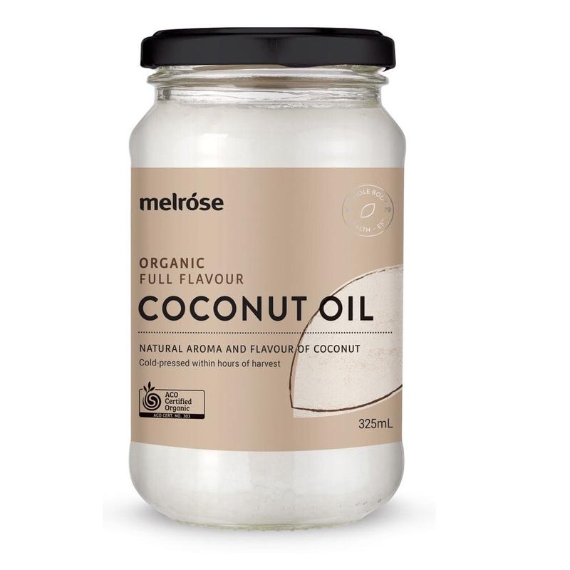 MELROSE Organic Full Flavour Coconut Oil 325ml