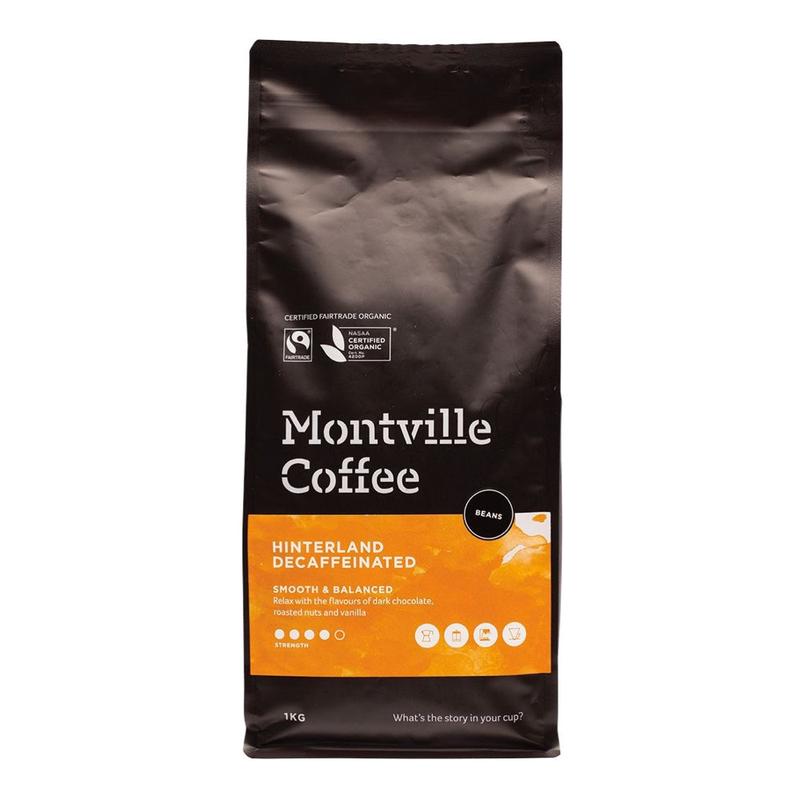 Montville Coffee Decaf Hinterland Blend Beans 250 g