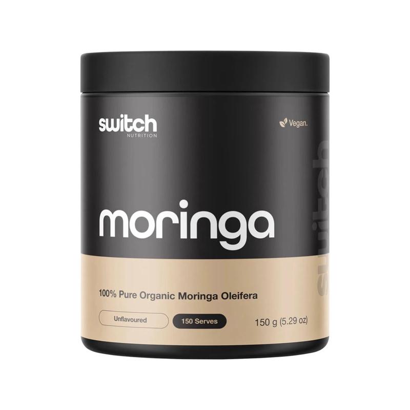 SWITCH NUTRITION Moringa 100% Pure Organic Moringa Oleifera Unflavoured 150g