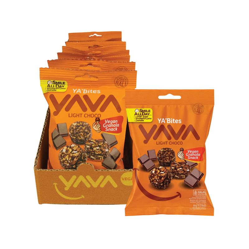 YAVA YA'Bites Granola Snack Light Choco 8x35g