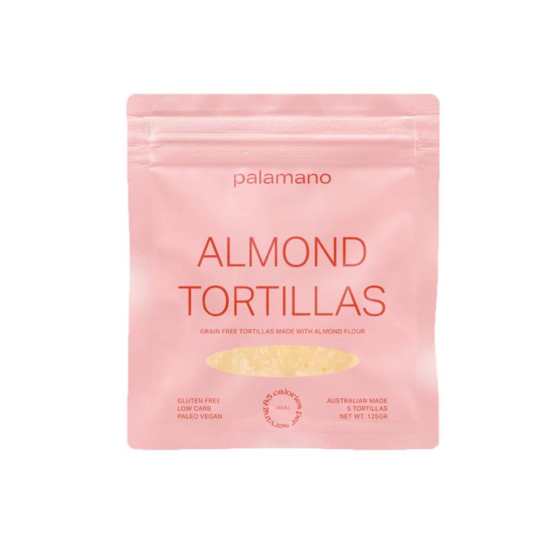 PALAMANO Almond Tortillas 5pack 125g