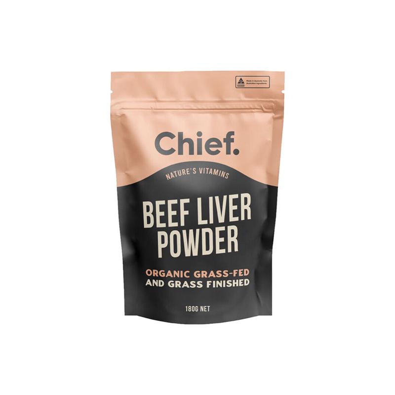 CHIEF NUTRITION Organic Beef Liver Powder 180g