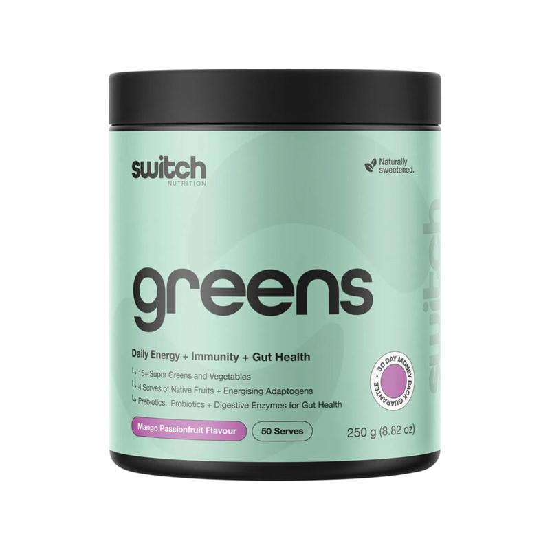 SWITCH NUTRITION Greens Mango Passionfruit 250g