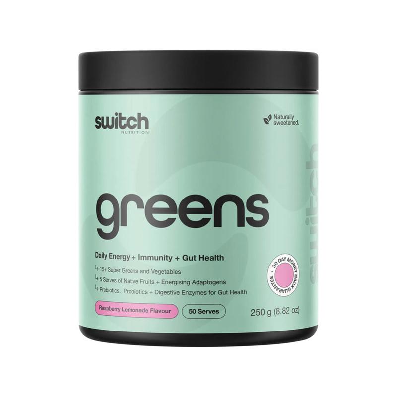 SWITCH NUTRITION Greens Raspberry Lemonade 250g