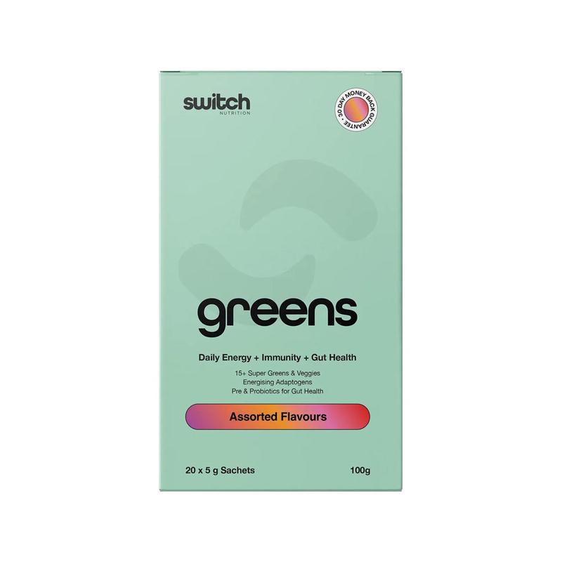 SWITCH NUTRITION Greens Sachets Assorted Flavours 20x5g